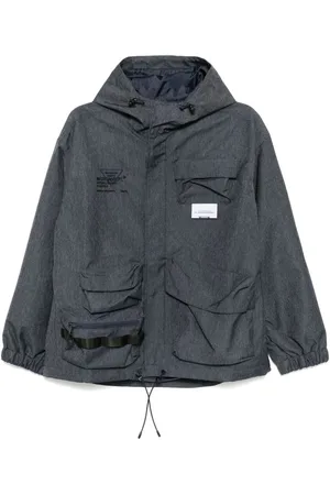 Musium Div. Logo-embroidered military jacket