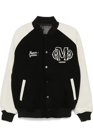 Musium Div. Logo-patch bomber jacket