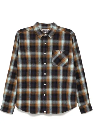 A Bathing Ape Check shirt