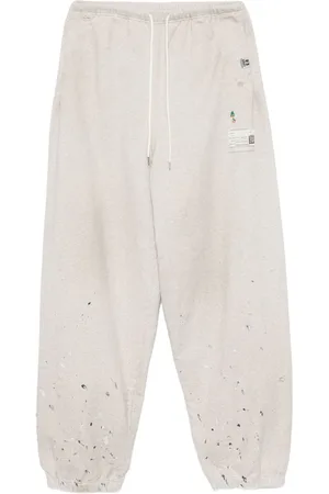 Maison Mihara Yasuhiro Embroidered track pants