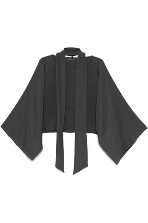 FEDERICA TOSI Attached-scarf blouse