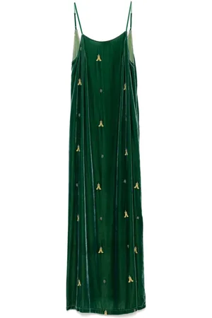 YANGKEHAN Motif embroidery dress