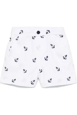 PATACHOU Anchor-embroidered shorts
