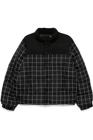 UNDERCOVER Checked padded jacket