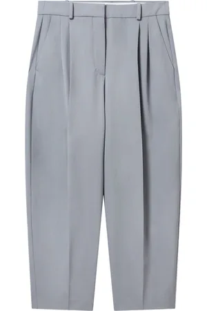 Stella McCartney Iconic cropped pleated trousers