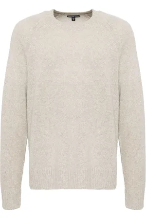 James Perse Lightweight textured cashmere crew