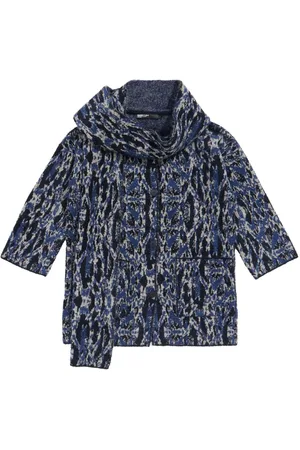 Bimba y Lola Jacquard knit coat