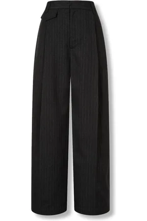 Studio Tomboy Striped wide-leg trousers