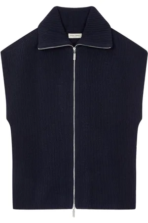 Studio Tomboy Zip-up knitted vest