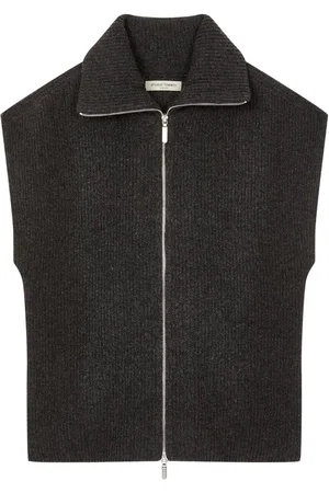 Studio Tomboy Zip-up knitted vest