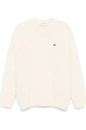 Lacoste Wool crew-neck sweater