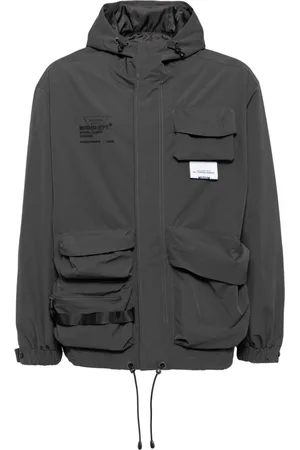Musium Div. Logo-embroidered military jacket
