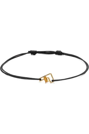 Aliita 9kt yellow Letra F citrine bracelet