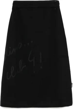 AGNÈS B. Jacquard knitted skirt