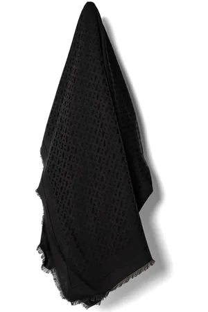 HUGO BOSS Logo-jacquard scarf