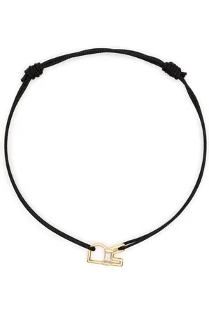 Aliita 9K yellow Letra R amethyst bracelet