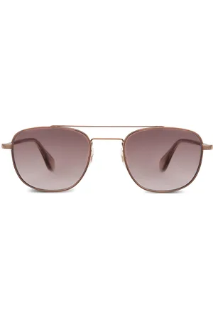 GARRETT LEIGHT Geometric-frame sunglasses