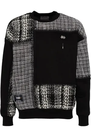 Musium Div. Multi-pattern patchwork sweatshirt