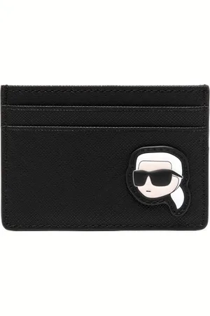 Karl Lagerfeld Ikon 2.0 faux-leather cardholder