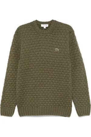 Lacoste Wool crew-neck sweater