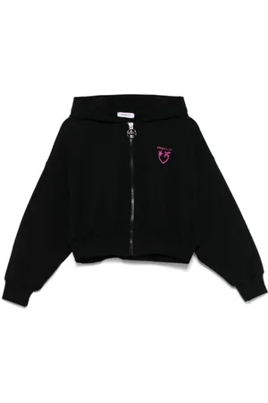 Pinko Love Birds-appliqué hoodie
