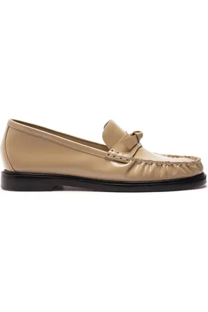 ALEXANDRE BIRMAN Clarita Laser leather loafers
