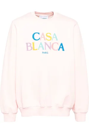 Casablanca Stacked logo-embroidered sweatshirt