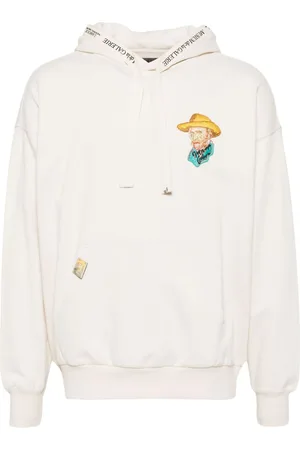Musium Div. Logo embroidered hoodie