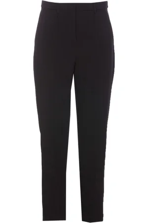 Patrizia Pepe Logo-patch tailored trousers