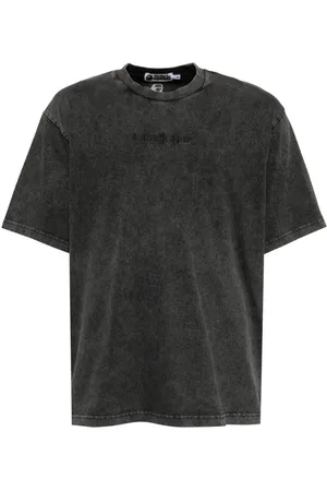 A Bathing Ape Garment-dye logo T-shirt