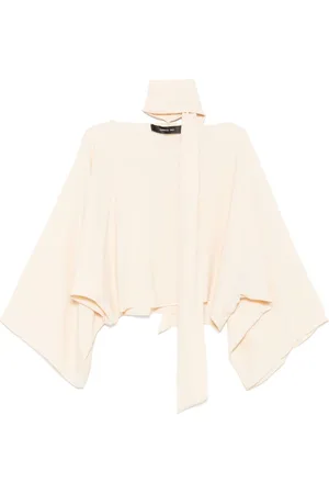 FEDERICA TOSI Attached-scarf blouse