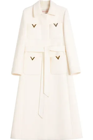 VALENTINO GARAVANI Drill double-breasted coat