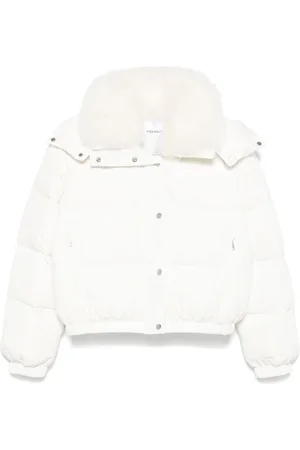 YVES SALOMON Contrasting-collar ski jacket