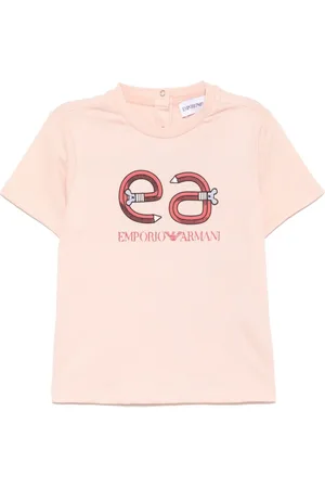 Emporio Armani Back-to-school logo print T-shirt