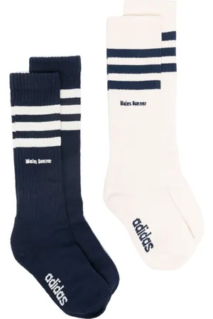 adidas Logo-embroidered socks (pack of two)