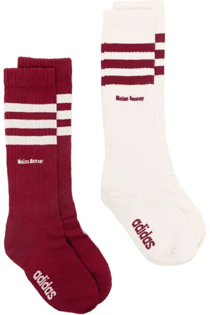 adidas Logo-embroidered socks (pack of two)