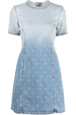 Givenchy Ombré-effect denim minidress