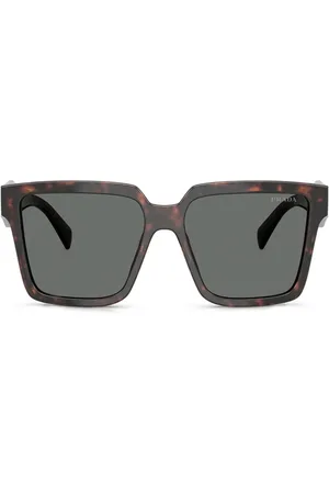 Prada Tortoiseshell-effect square sunglasses