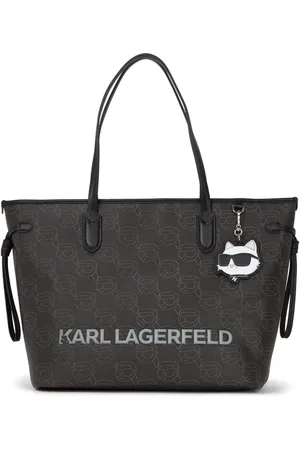 Karl Lagerfeld Large Ikon-monogram tote bag