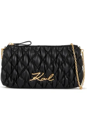 Karl Lagerfeld Signature quilted shoulder bag