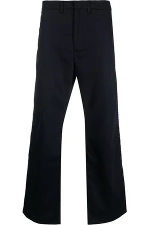 WALES BONNER Studded cotton bootcut trousers