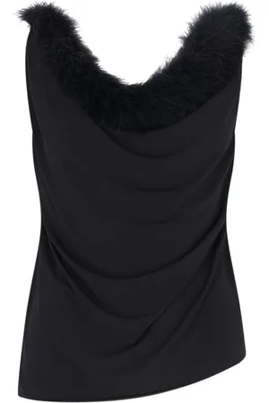 COPERNI Feather-detailing top