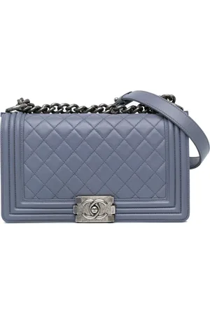 CHANEL 2012 Medium Lambskin Boy Flap crossbody bag