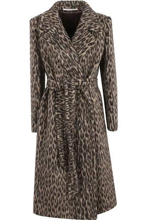 TAGLIATORE Leopard-print coat