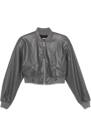 ROTATE Braided cropped jacket