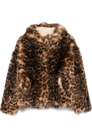 YVES SALOMON Leopard-print jacket