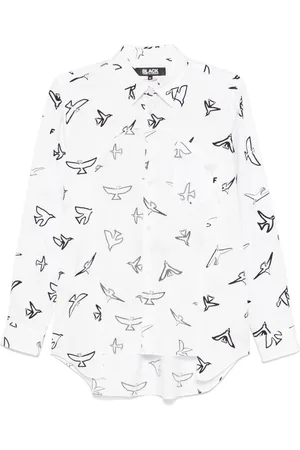 Comme des Garçons Birds-print shirt