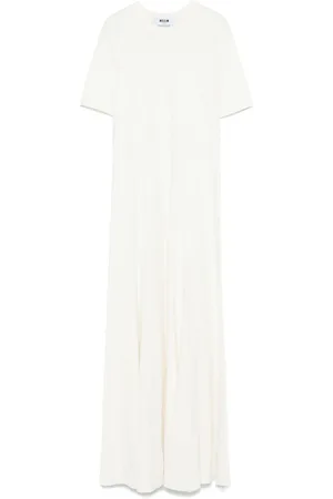 Msgm Jersey T-shirt maxi dress