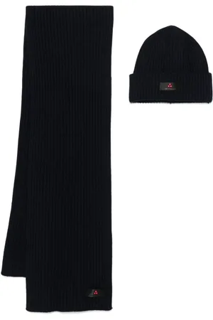Peuterey Savis/Anis beanie hat and scarf set