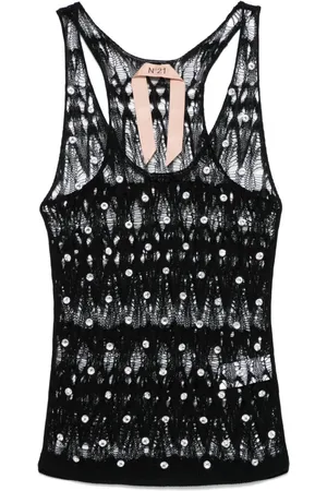 Nº21 Drop stitch-knit top